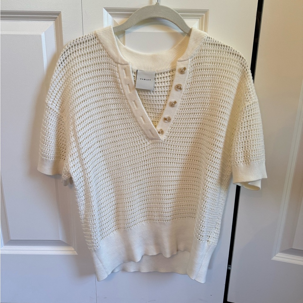 Varley Callie Knit - Button-Up Top